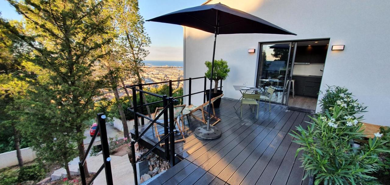 Le Rouquier Studio Terrasse, Vue Exceptionnelle, Climatisation Sète Exteriör bild
